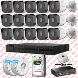 Hilook İp Kamera Seti 1080p Fullhd 15 Güvenlik Kamerası